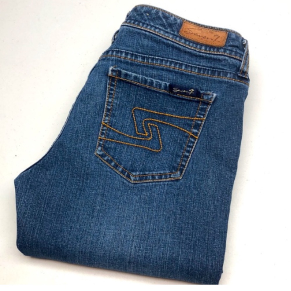 SEVEN7 MID-RISE STRAIGHT JEANS 28x32 ⭐️